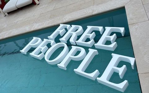 lettres polystyrène piscine