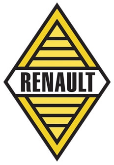 Renault ancien logo année 1959