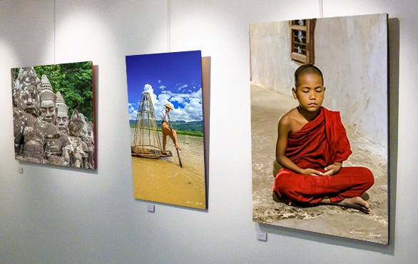 Tableau imprimé rigide aluminium bois pvc