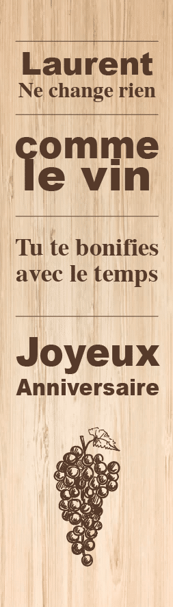 caisse en bois à vin personnalisée dijon