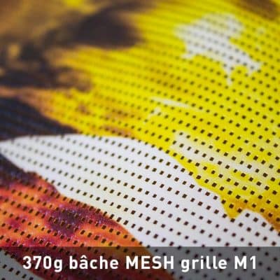 bâche mesh grille M1 370g