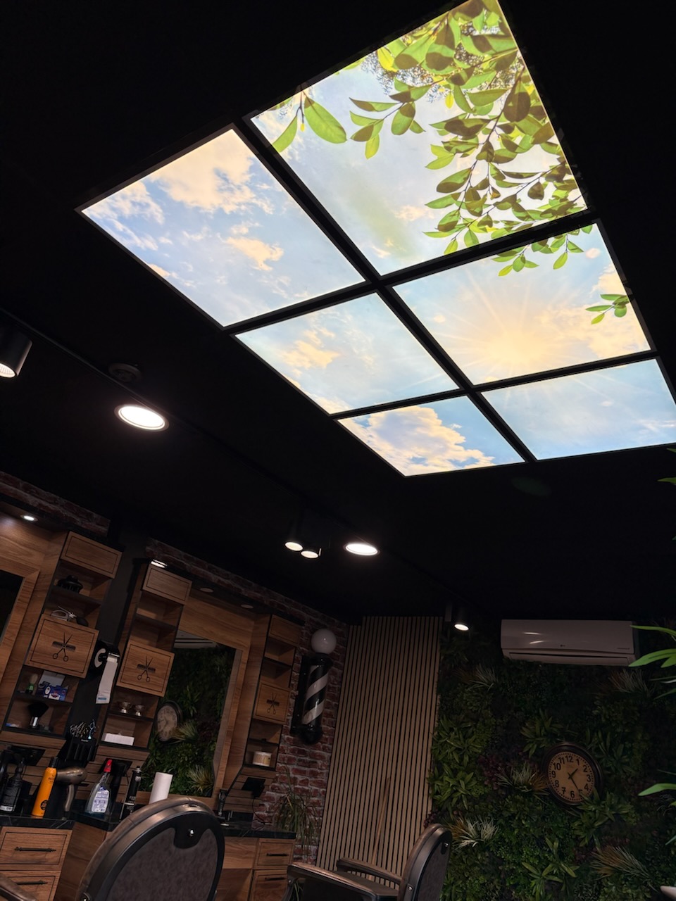 plafond led imprimé sur mesure