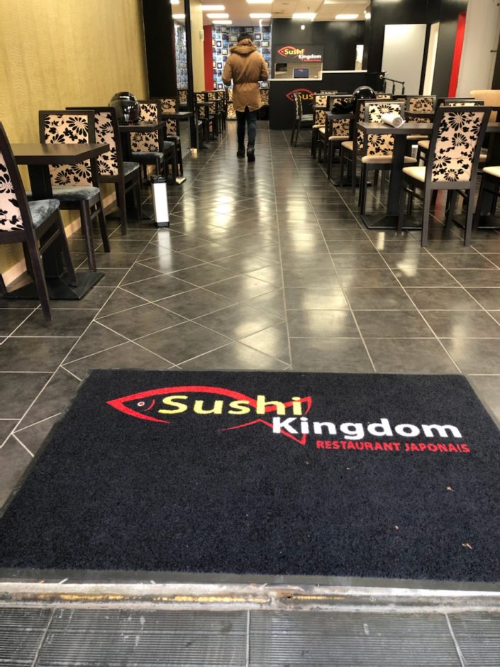 tapis personnalisé sushi dijon
