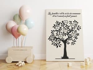 Toile sur chassis bois