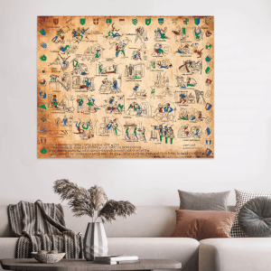 Toile sur chassis bois