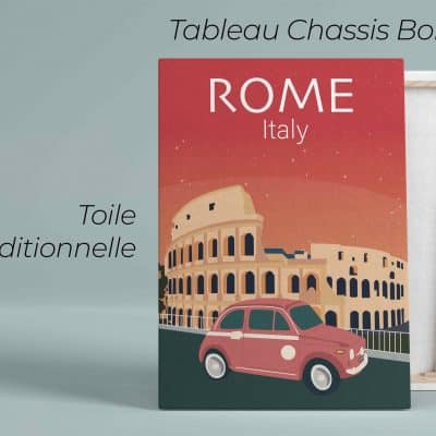 Tableau/ affiche de la ville Rome