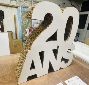 logo 20 ans carton alvéolaire