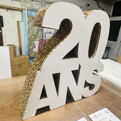 logo 20 ans carton alvéolaire