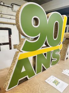 logo carton 90 ans alvéolaire