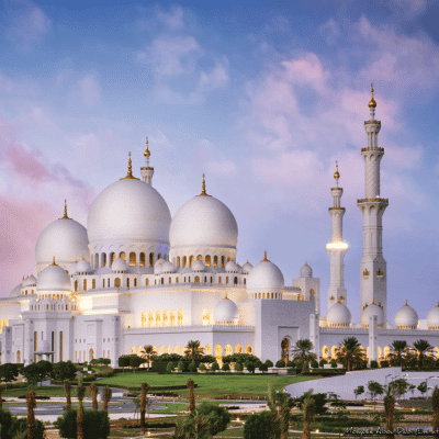 Tableau mosquée Abou dabi