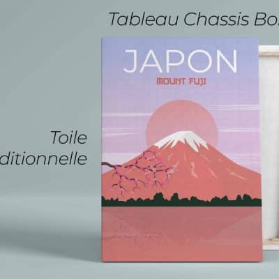 Tableau/ affiche du Mont Fuji Japon