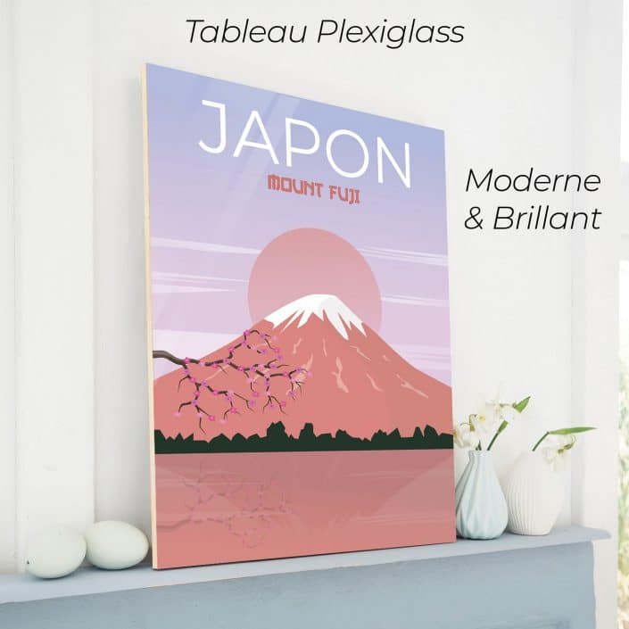 Tableau/ affiche du Mont Fuji Japon