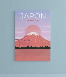 Toile sur chassis bois