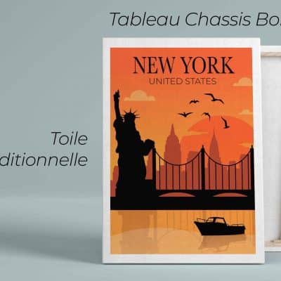 Tableau/ affiche de la ville New York