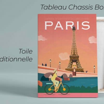 Tableau/ affiche de la ville Paris
