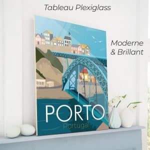 Tableau/ affiche de la ville Porto