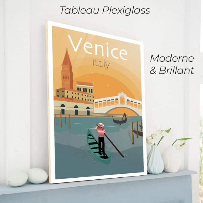 Tableau/ affiche de la ville Venise