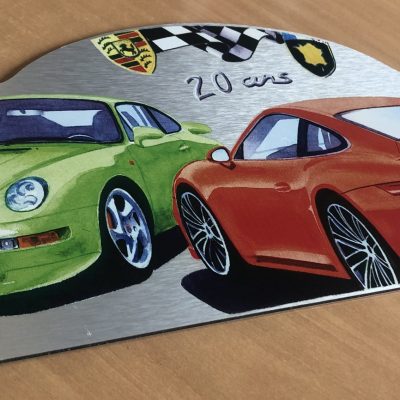 plaques de rallye Bourgogne Franche-Compté sur mesure en PVC avec impression personnalisée