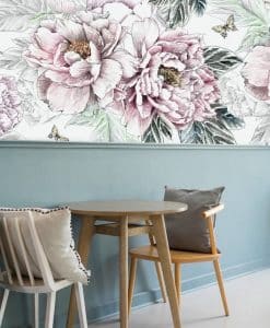 papier peint floral