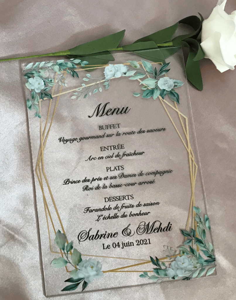 Cadre Photo Boîte En Plaqué Argent - Jour De Mariage - Xpressions - Réf 5359376