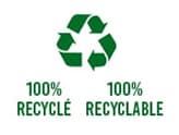 recyclé et recyclable