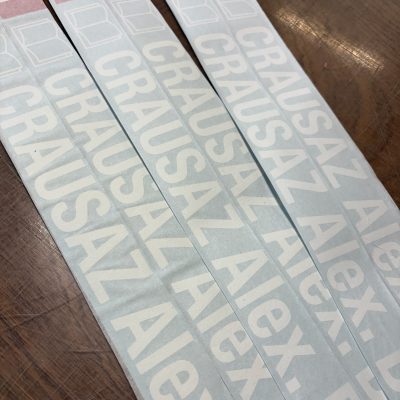 adhésif rallye groupe sanguin 35cm