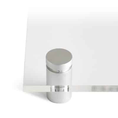 fixation plaque entretoises alu cache vis