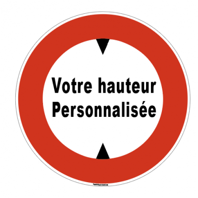panneau hauteur personnalisé