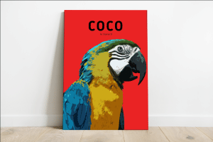 Aluminium (2mm) avec attache au dos