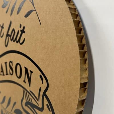 logo fait maison en carton