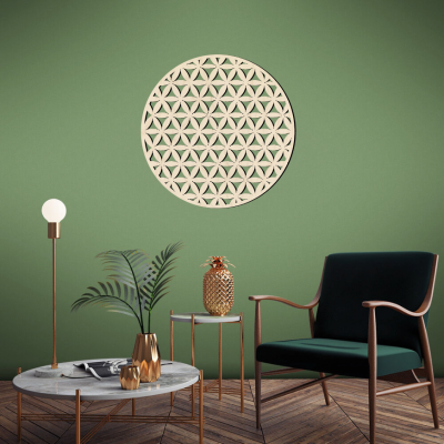 fleur de vie décoration murale