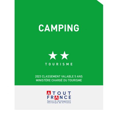 panonceau camping 2 étoiles