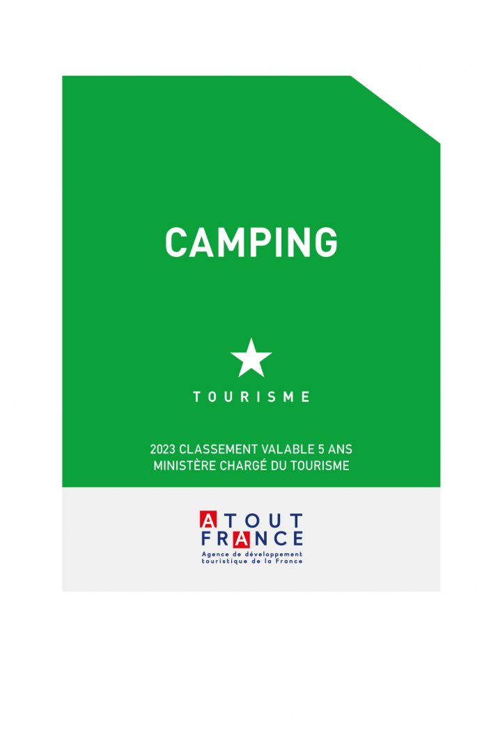 panonceau camping 1 étoile