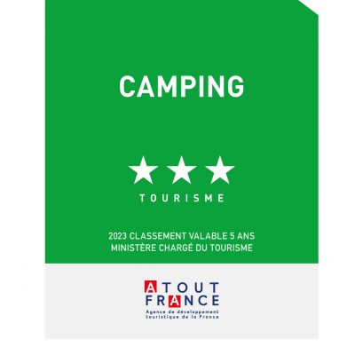 panonceau camping 3 étoiles
