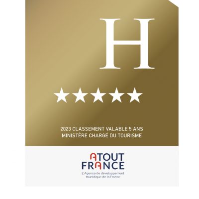 plaque de classement hotel panonceau de classement atout france 5 étoiles