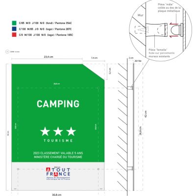 charte atout france panneau camping