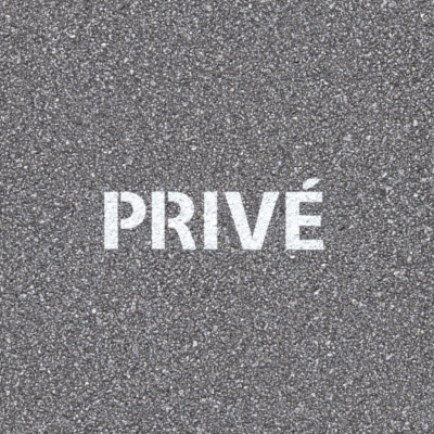 pochoir, parking, privé