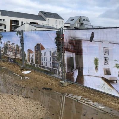 banderole pour barrière heras