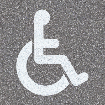 pochoir handicapé pour marquage au sol