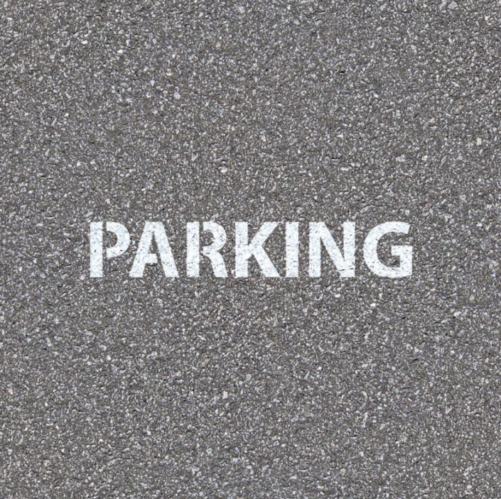 pochoir parking