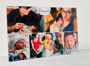 Aluminium (2mm) avec attache au dos