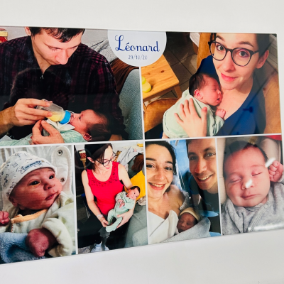 tableau plexiglass naissance personnalisé