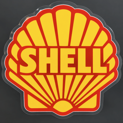 logo adhésif shell