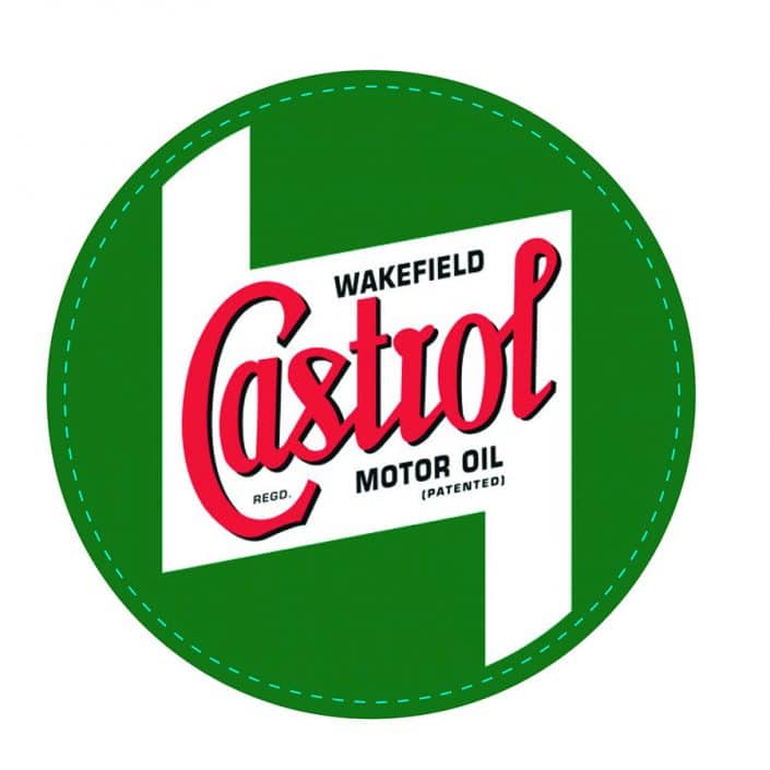 logo vintage castrol adhesif