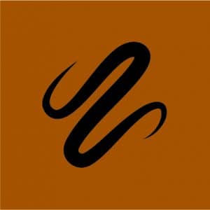 Cuivre / Texte Noir (3mm)