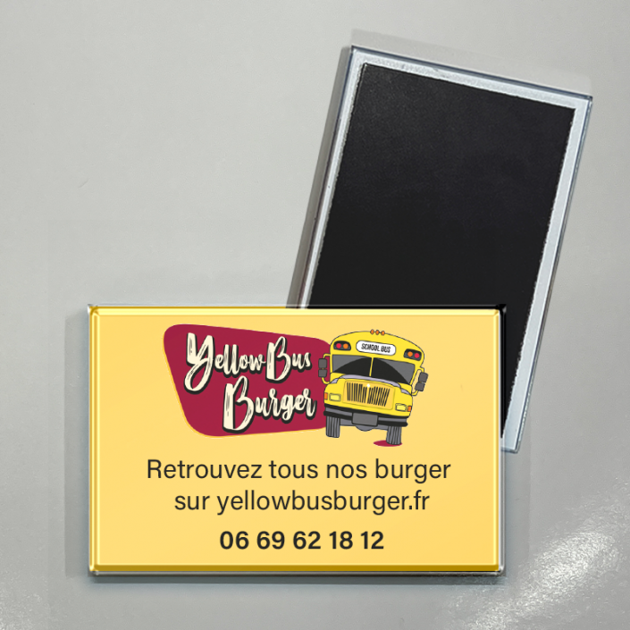 magnet frigo restaurant burger restauration rapide