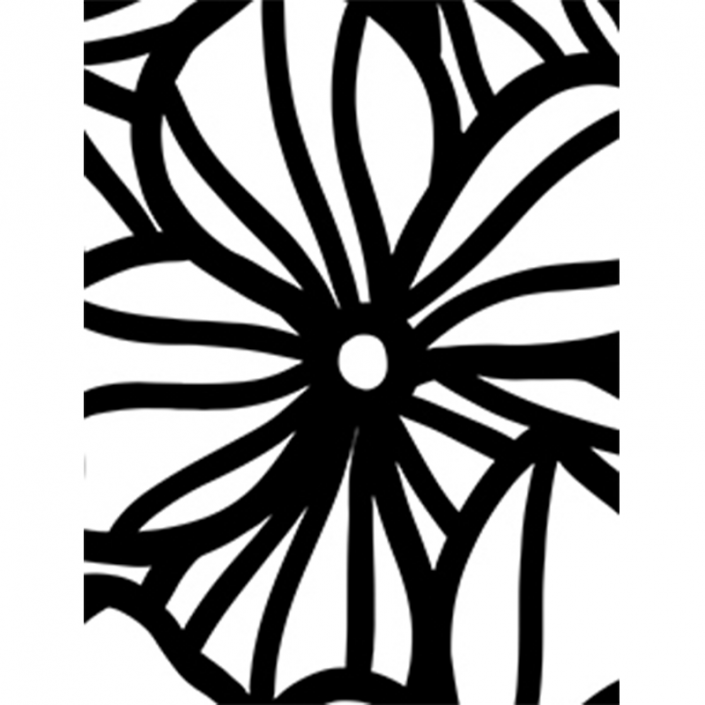 echantillon claustra cloison motif feuille floral