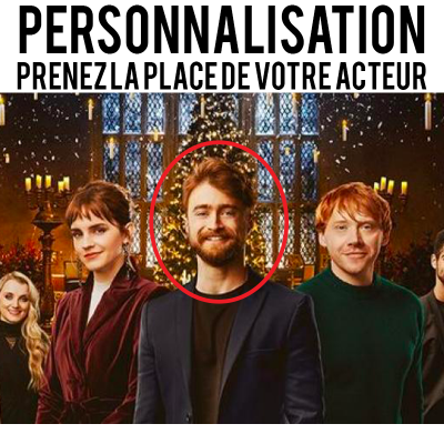 tableau cinema harry potter incrustation montage personnalisé