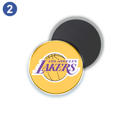 magnet frigo equipe de basketball lakers
