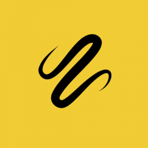 Fond jaune + texte noir